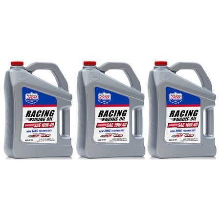 Lucas 10w40 Synthetic Racing Oil Case 3 x 5 Quart