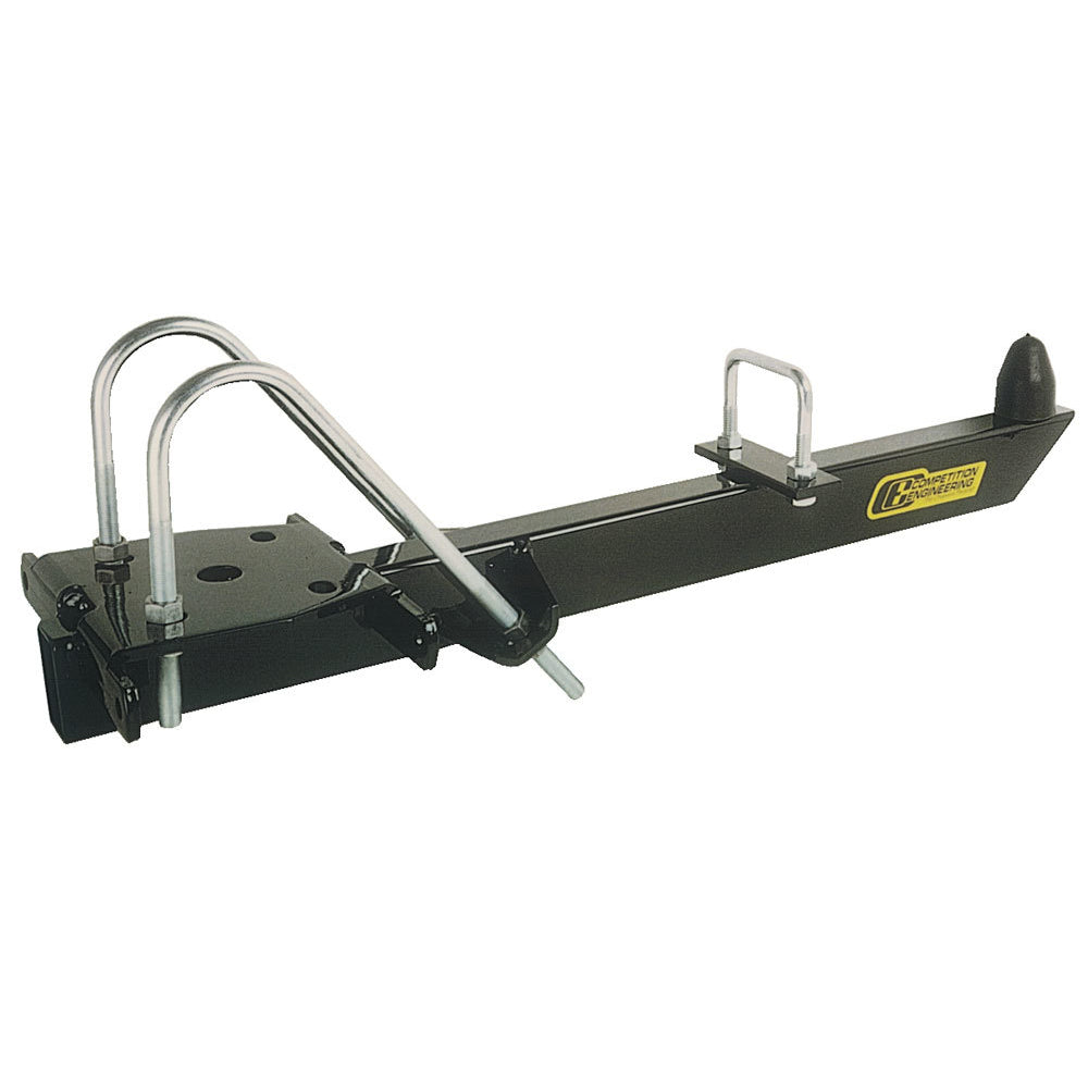 Competition Engineering Competition Leaf Spring Bolt-On Traction Bars - Black Powder Coat