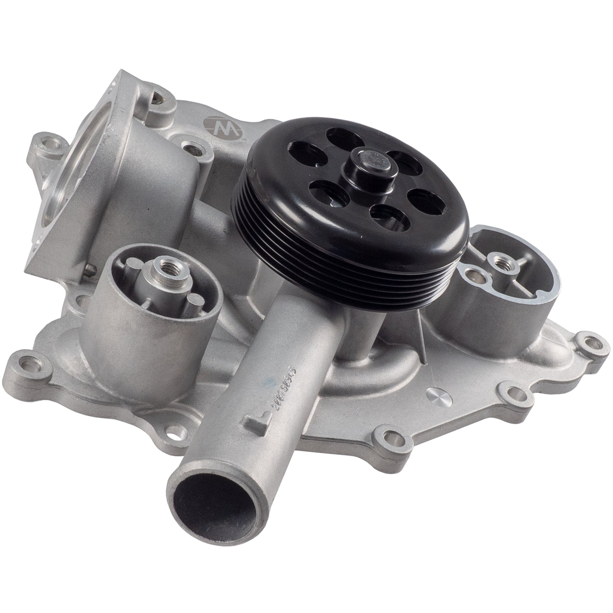 Melling Water Pump - Black Pulley - 3.56 in Hub Height - Mopar Gen III Hemi