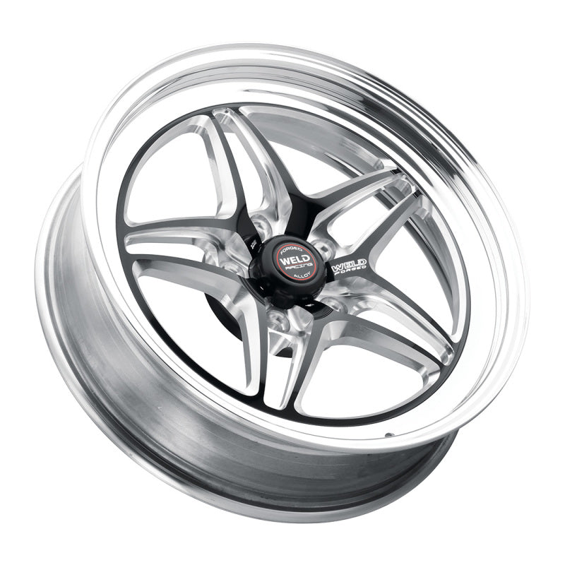 Weld S81 Wheel - 17 x 10 in - 7.200 in Backspace - 5 x 120 mm Bolt Pattern - Black/Polished