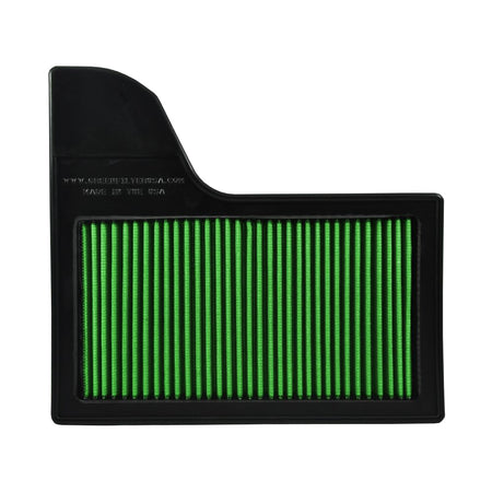 Green Filter Panel Air Filter Element - Green - Ford Mustang 2015-21