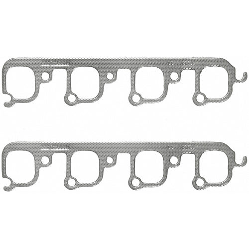 Fel-Pro Exhaust Header / Manifold Gasket - Stock Port - Composite - Small Block Ford - Pair