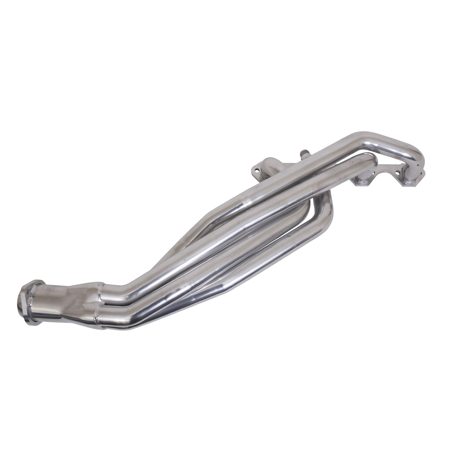 BBK Performance Long Tube Headers - 1-5/8" Primary - 2-1/2" Collector - Steel - Metallic Ceramic - Small Block Ford