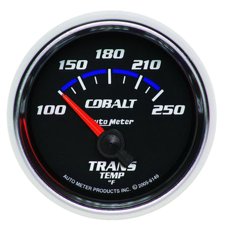 Auto Meter Cobalt Electric Transmission Temperature Gauge - 2-1/16"