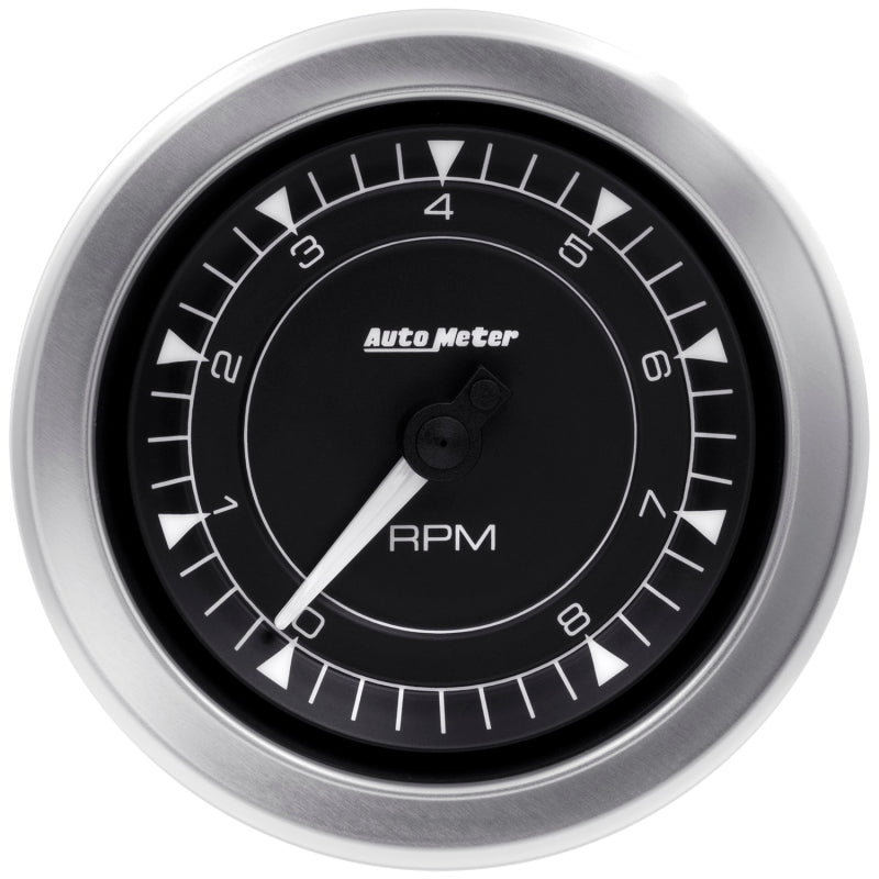 Auto Meter Tachometer 3-3/8 8 to 8K RPM Chrono Series
