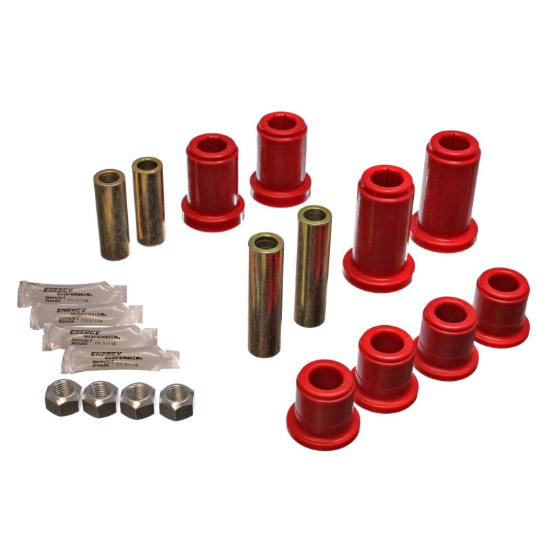 Energy Suspension Hyper-Flex Control Arm Bushing - Front - Lower/Upper - Polyurethane - Red - GM Fullsize Truck 2001-06