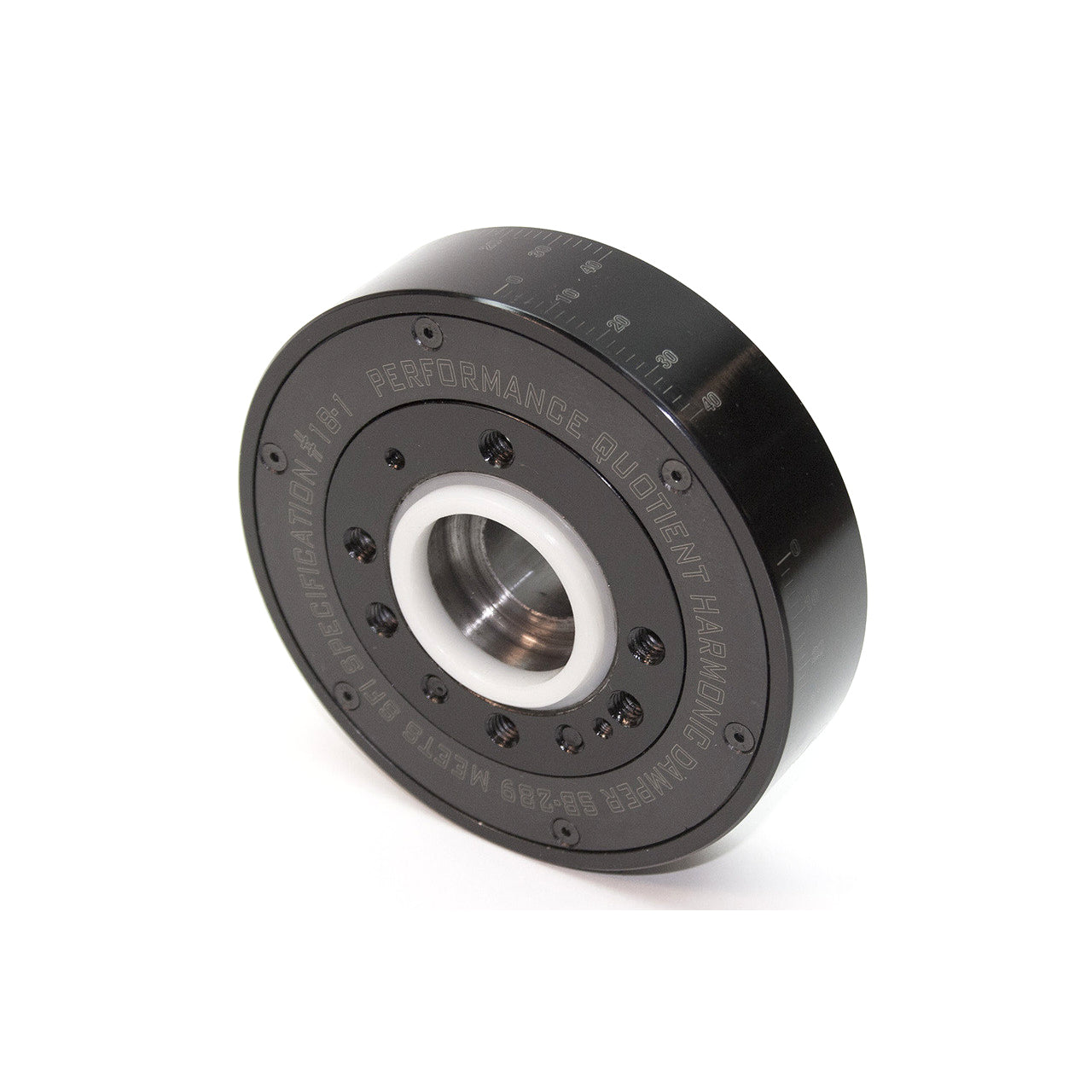 PRW Harmonic Balancer - 6.400 in OD - Black - External Balance - Small Block Ford