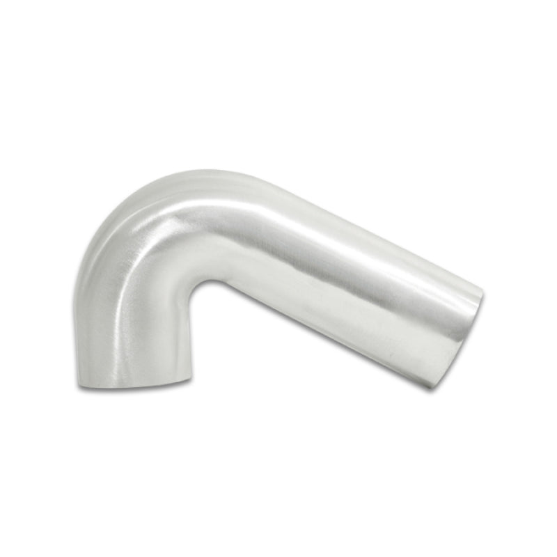 Vibrant Performance 120 Degree Mandrel Aluminum Tubing Bend - 3 in Diameter - 2-1/4 in Radius - 5 in Legs - Polished