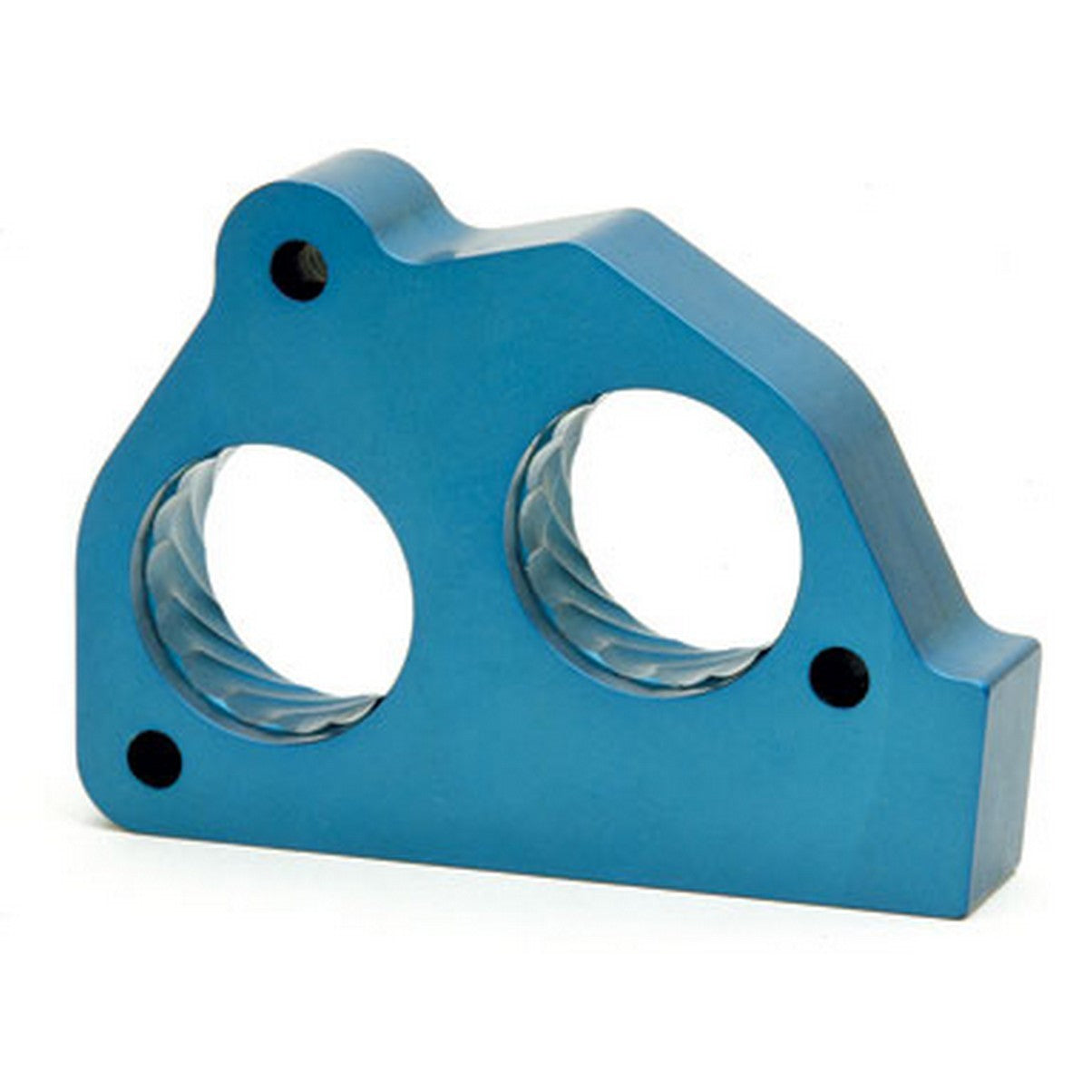 Jet Powr-Flo Throttle Body Spacer - 1 in Thick - Blue Anodized - Small Block Chevy / V6 - GM Fullsize SUV / Truck 1987-95