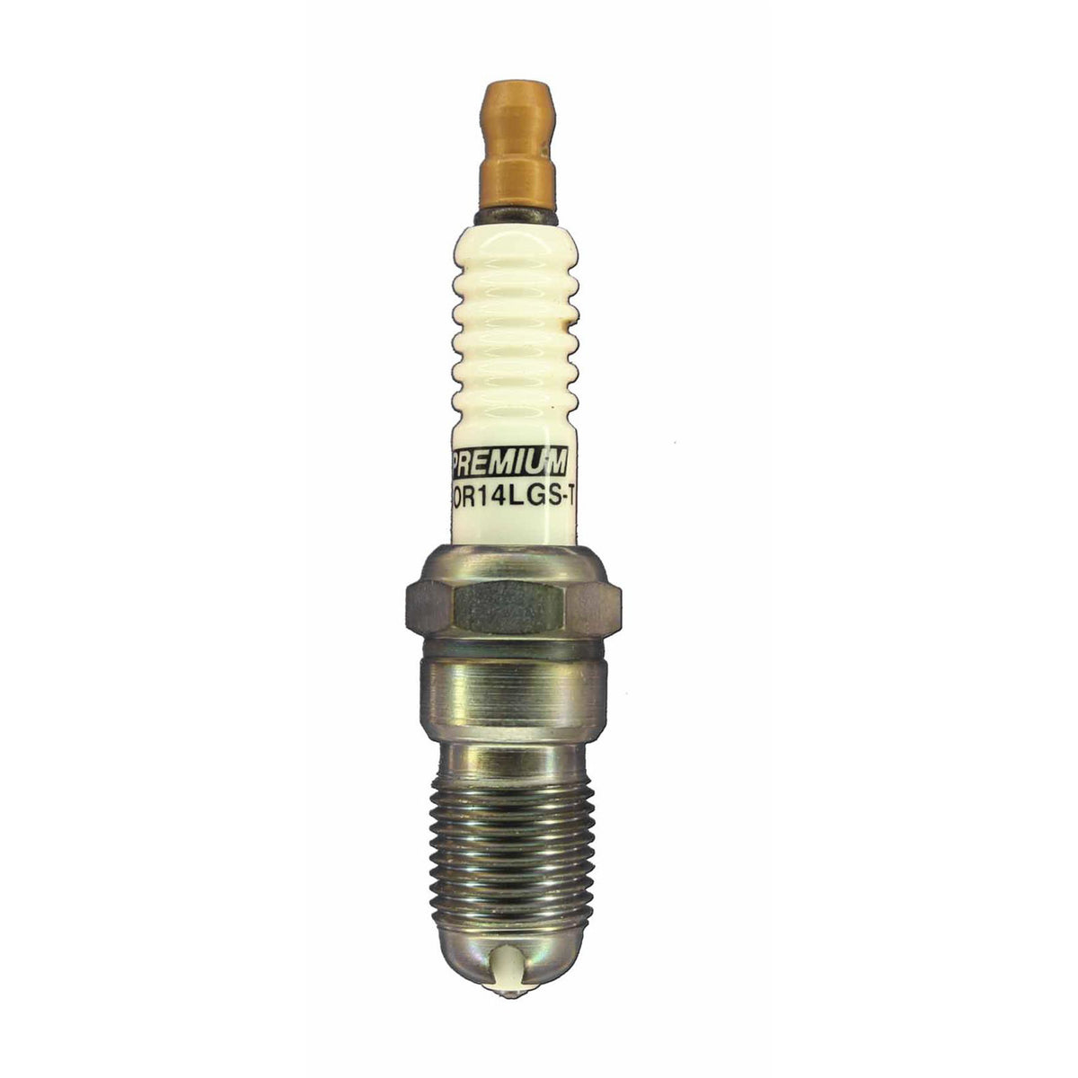 Brisk Premium Racing Spark Plug - 14 mm Thread - 18 mm R - Heat Range 14 - Tapered Seat - Resistor GOR14LGS-T