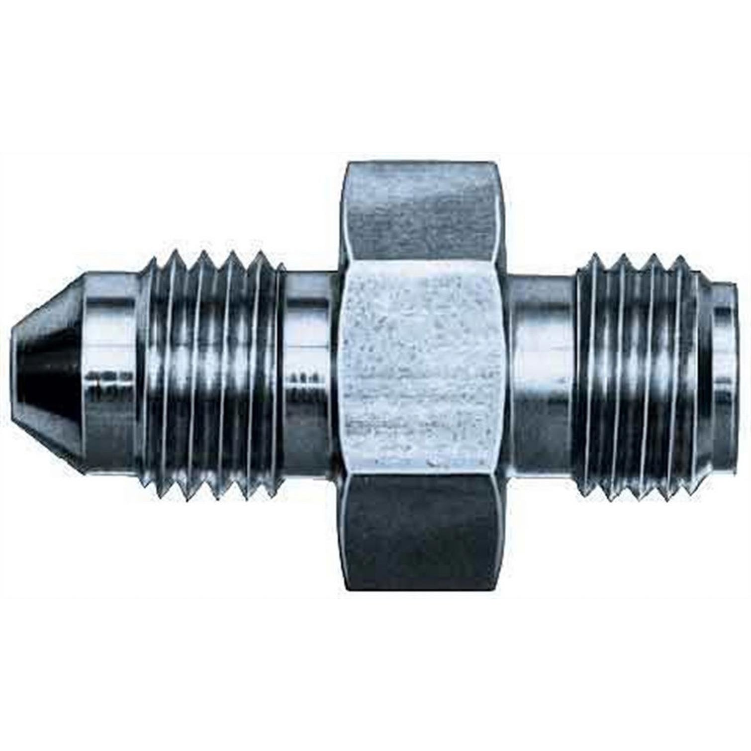 Aeroquip 3 AN Male to 3/8-24 in Inverted Flare Male Straight Adapter - 3/16 in Hardline FCM2926 - Pair