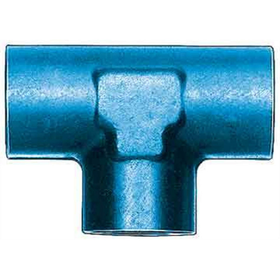 Aeroquip Aluminum 3/8" NPT Female Pipe Tee Adapter