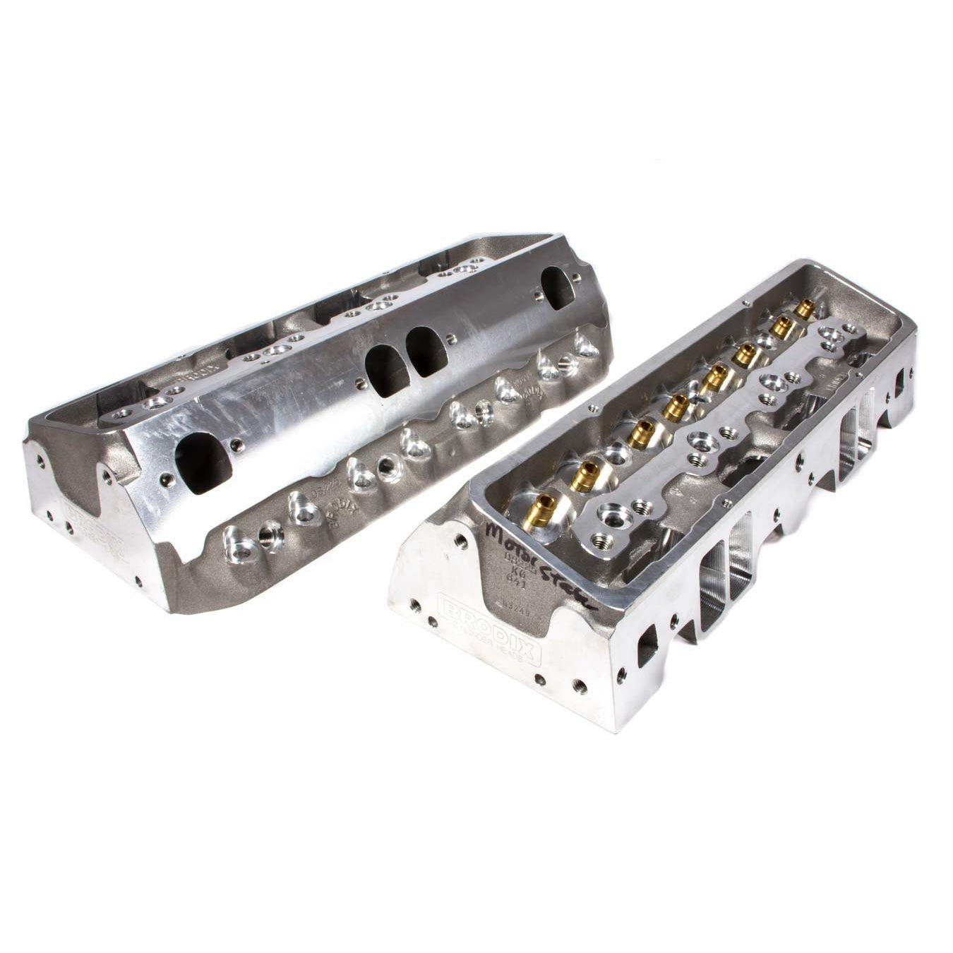 BRODIX DS 225 Cylinder Head Bare 2.080/1.600" Valves 225 cc Intake - 68 cc Chamber