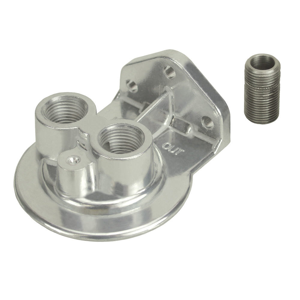 Derale Ports-Up Filter Mount 1/2" NPT