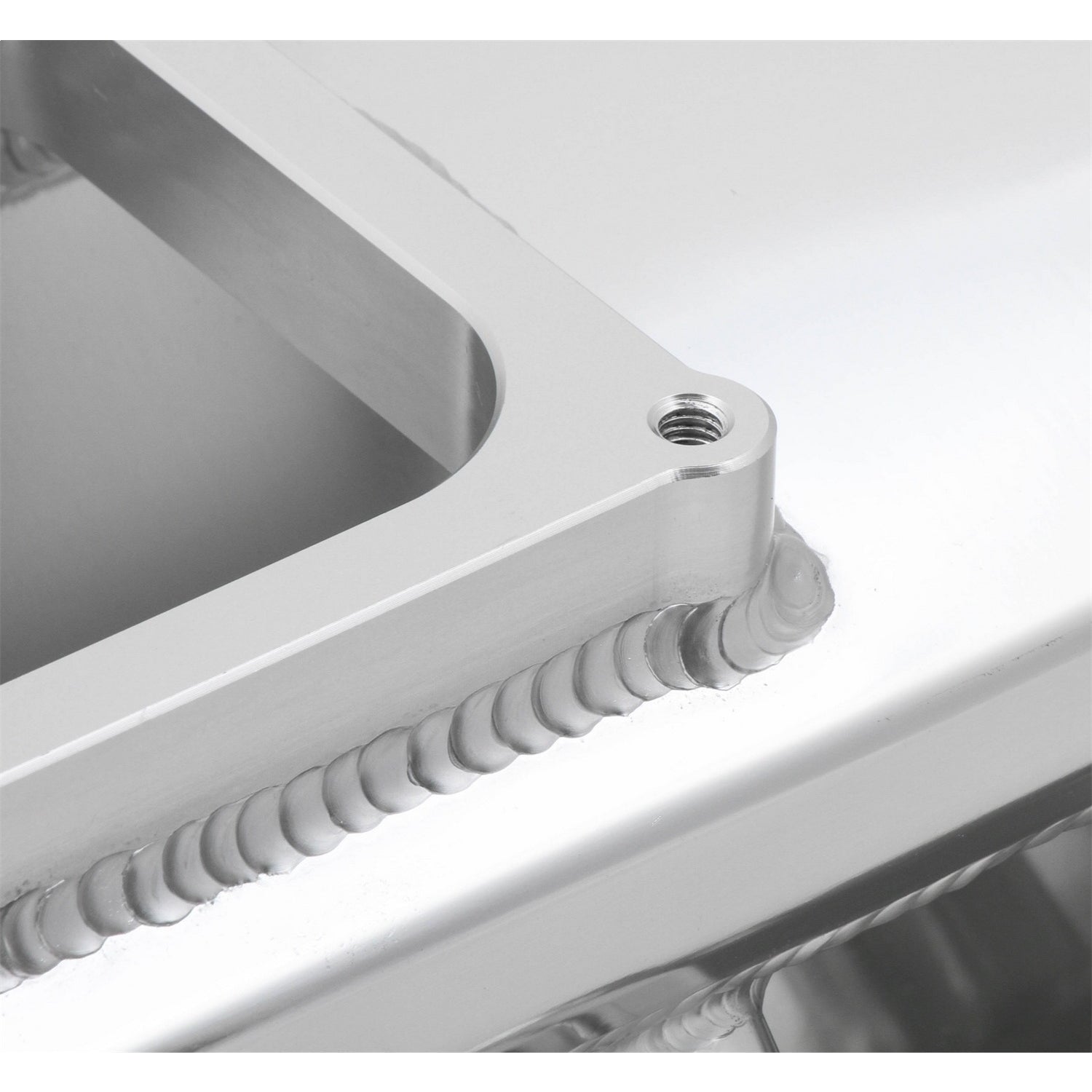 Sniper Fabricated Intake Manifold BBC Single Plane 2 x 4500 Silver with Sniper Logo