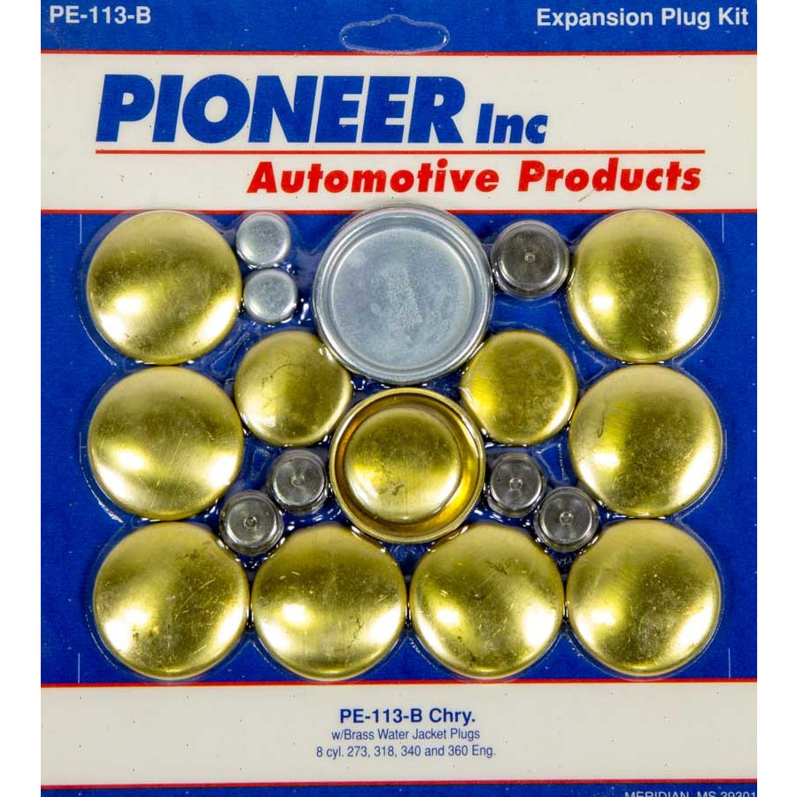 Pioneer 318 Dodge Freeze Plug Kit - Brass