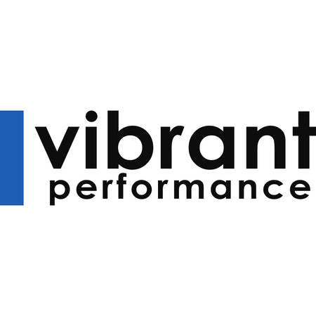 Vibrant Performance Y Block Fitting 6 AN Male Inlet Dual 4 AN Male Outlets Aluminum - Black Anodize