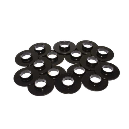 Comp Cams Valve Spring Locators - Inside, Steel, .060 "Thick, 1.550 "O.D., .630 "I.D., .730 "Spring I.D. - (Set of 16)