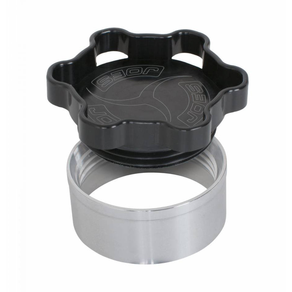 Joes Filler Cap with Aluminum Weld-In Bung 2" ID - Black