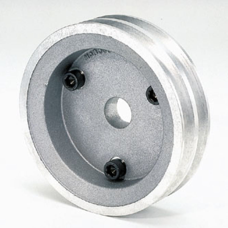 Moroso Double Groove Crankshaft Pulley - SB Chevrolet Double Groove - 1968-Earlier (With Short Water Pump) - 25% Reduction - 5.40" O.D.