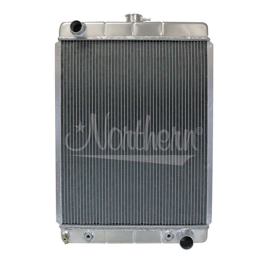 Northern Aluminum Radiator - 19.75 in W x 27 in H x 3.125 in D - Driver Side Inlet - Passenger Side Outlet