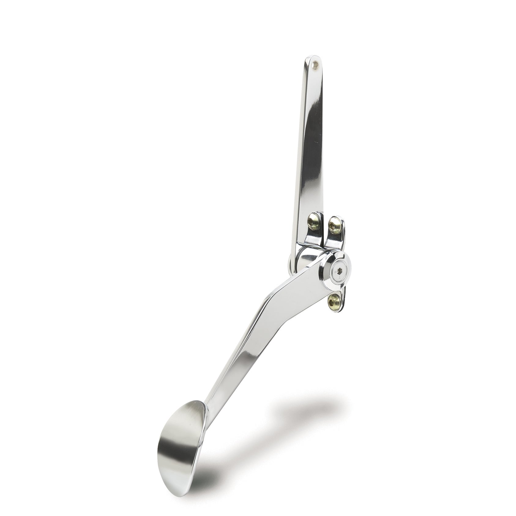 Lokar Gas Pedal - Spoon - Firewall Mount - Steel - Chrome - Universal
