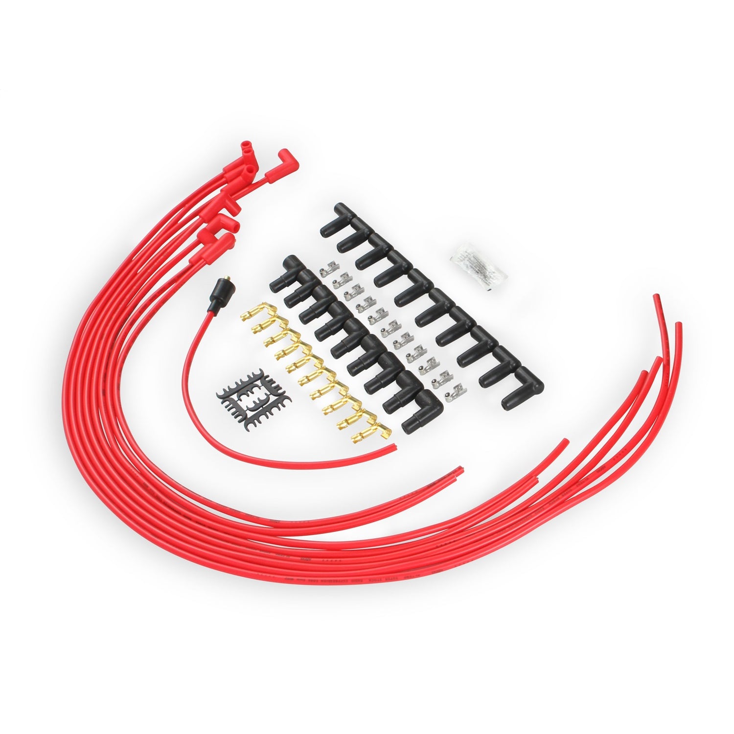 ACCEL Super Stock Spiral Core 8 mm Spark Plug Wire Set - Red