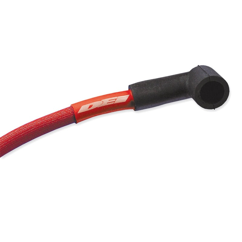 Design Engineering Protect-A-Wire Thermal Protective Sleeving - 8 mm Diameter - 7 Ft. . Long - Glass Fiber - Red