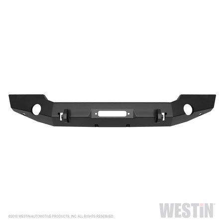 Westin WJ2 Full Width Front Bumper - Steel - Black Powder Coat - Jeep Wrangler JL 2018