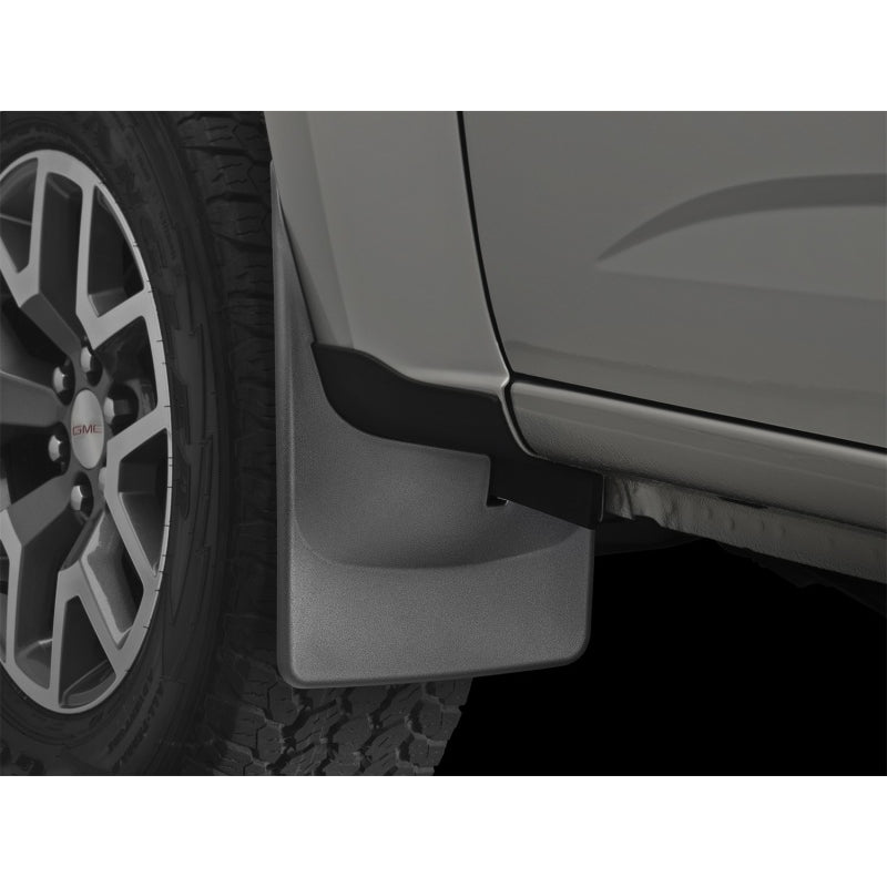 WeatherTech MudFlaps - Front - Black - GM Compact Truck 2015-16
