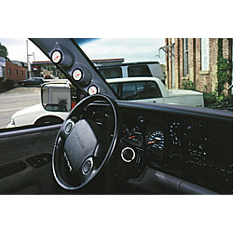 Auto Meter Pillar Gauge Pod - Three 2-1/16 in Diameter Gauges - Black - Dodge Ram Fullsize Truck 1994-97