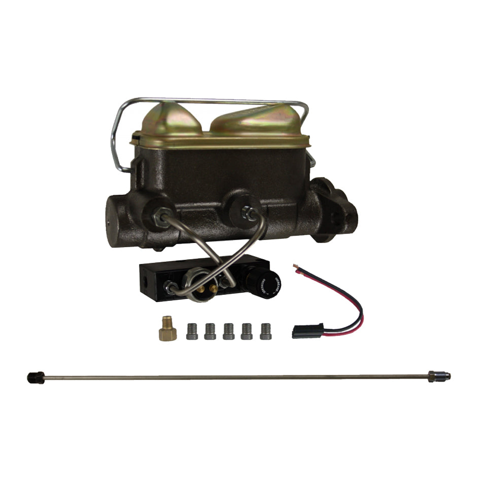 Leed Master Cylinder - 1" Bore - Dual Integral Reservoir - Iron - Ford Fullsize Car 1957-68