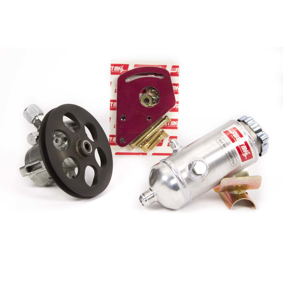 Sweet Power Steering Kit with Steel Pump Block Mnt