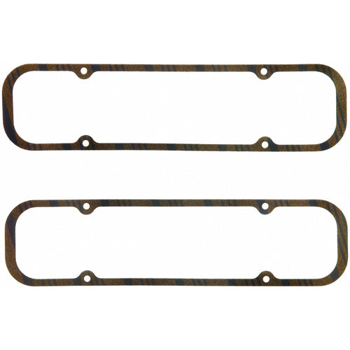 Fel-Pro Valve Cover Gasket - 0.125 in Thick - Cork / Rubber - Pontiac V8 - Pair
