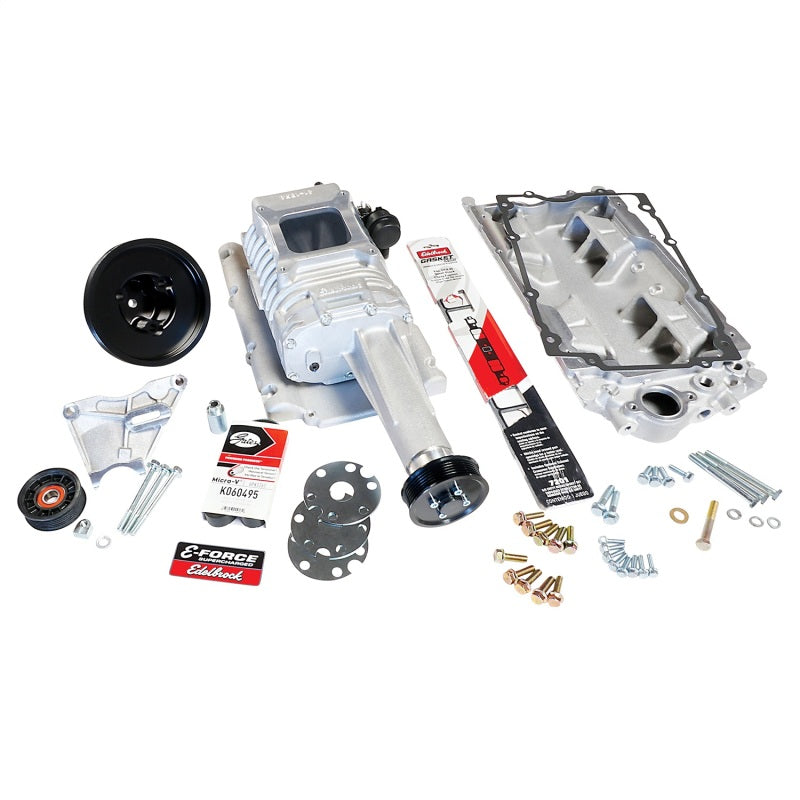 Edelbrock E-Force 122 Supercharger Kit - SB Chevy 57-86