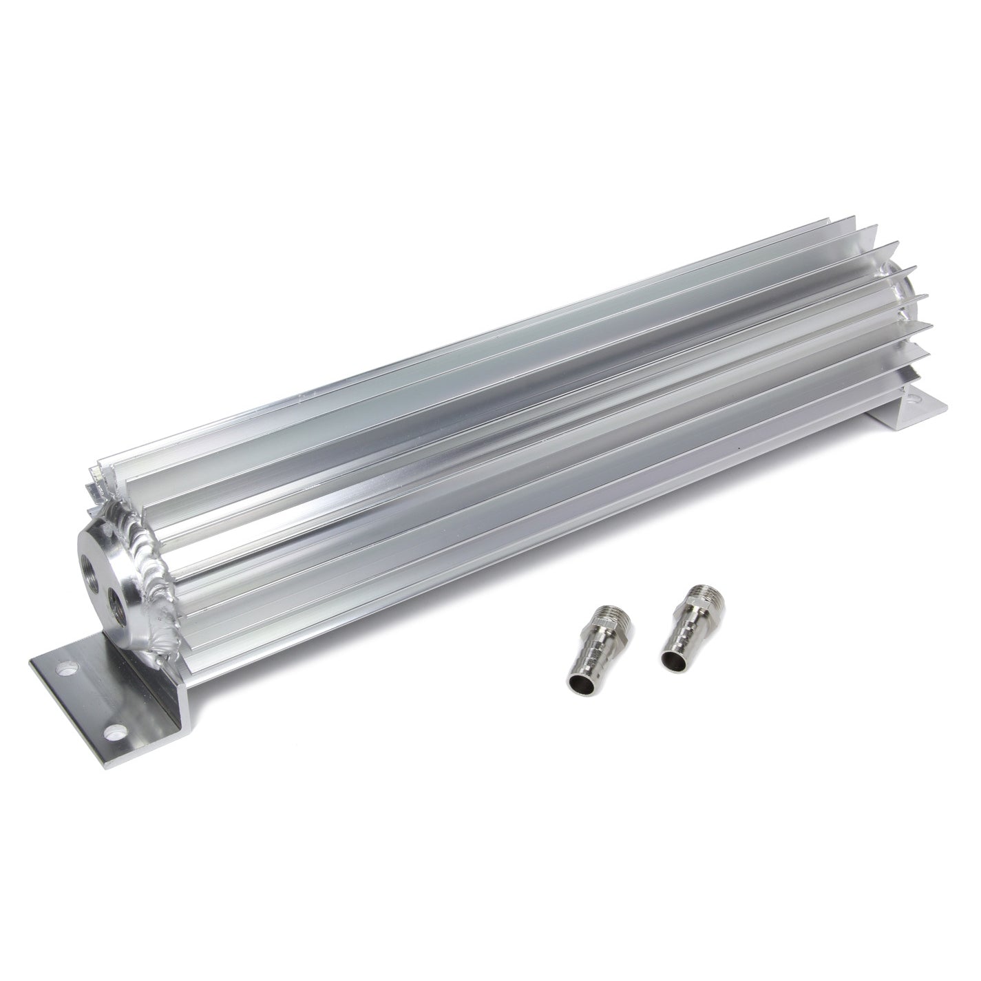 Racing Power 12 x 3-1/8" Fluid Cooler Heat Sink 3/8" NPT Female Inlet/Outlet Fittings Included - Aluminum