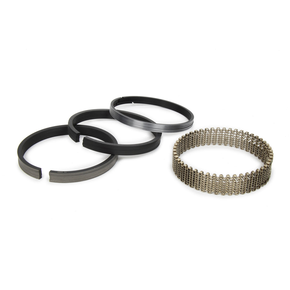 Total Seal Classic Race Piston Rings - 4.350 in Bore - File Fit - 1/16 x 1/16 x 3/16 in Thick - Standard Tension - Ductile  - Plasma Moly - 8-Cylinder CR9190-105