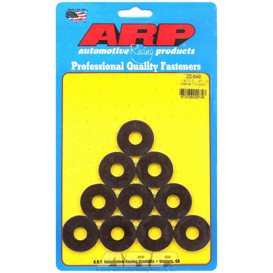 ARP Black Washers - .471 ID x 1.300 OD (10)