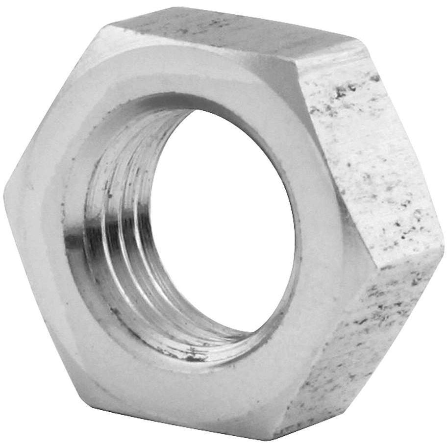Allstar Performance 3/8-24" RH Thread Jam Nut Aluminum Natural - Set of 50