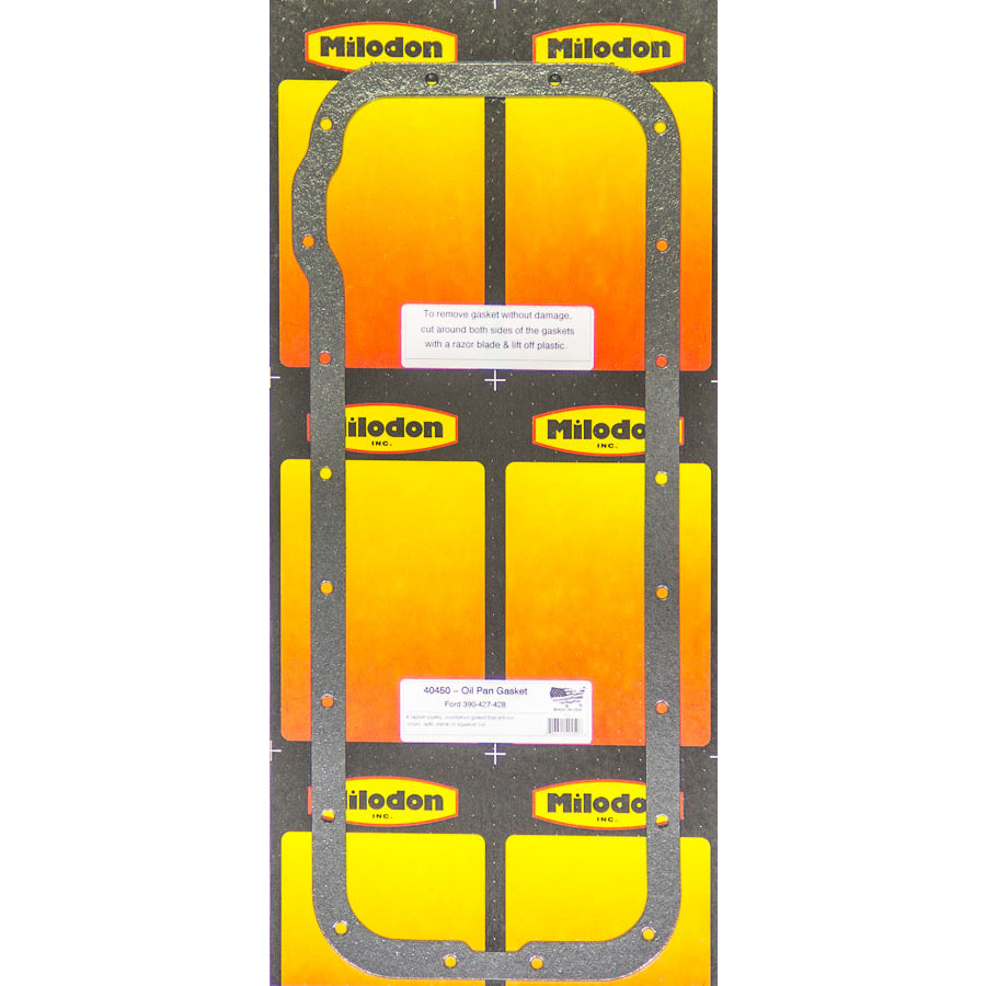 Milodon Crushproof Oil Pan Gasket Composite 1 Piece Ford FE-Series - Each