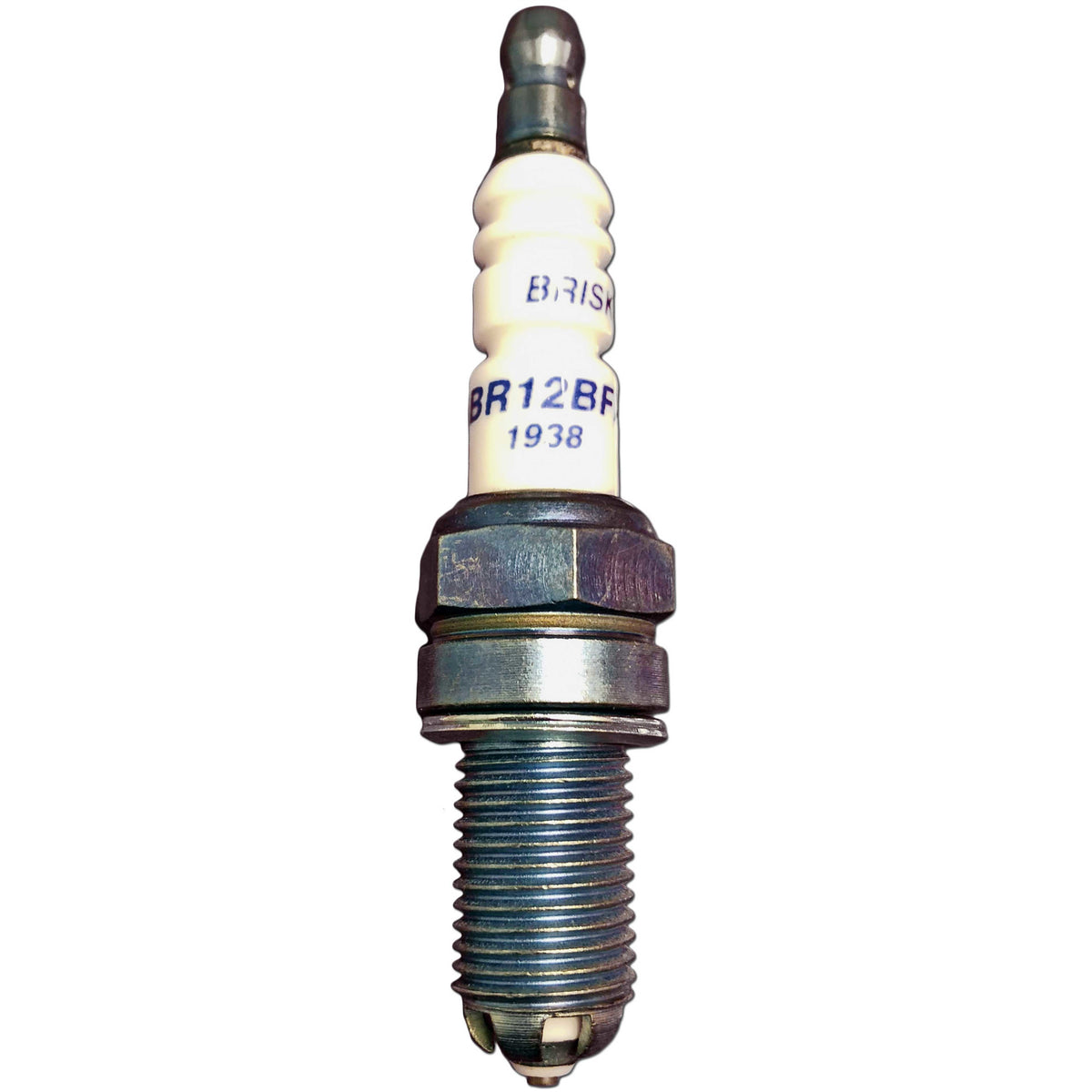 Brisk Premium EVO Spark Plug - 12 mm Thread - 19 mm R - Heat Range 12 - Gasket Seat - Resistor