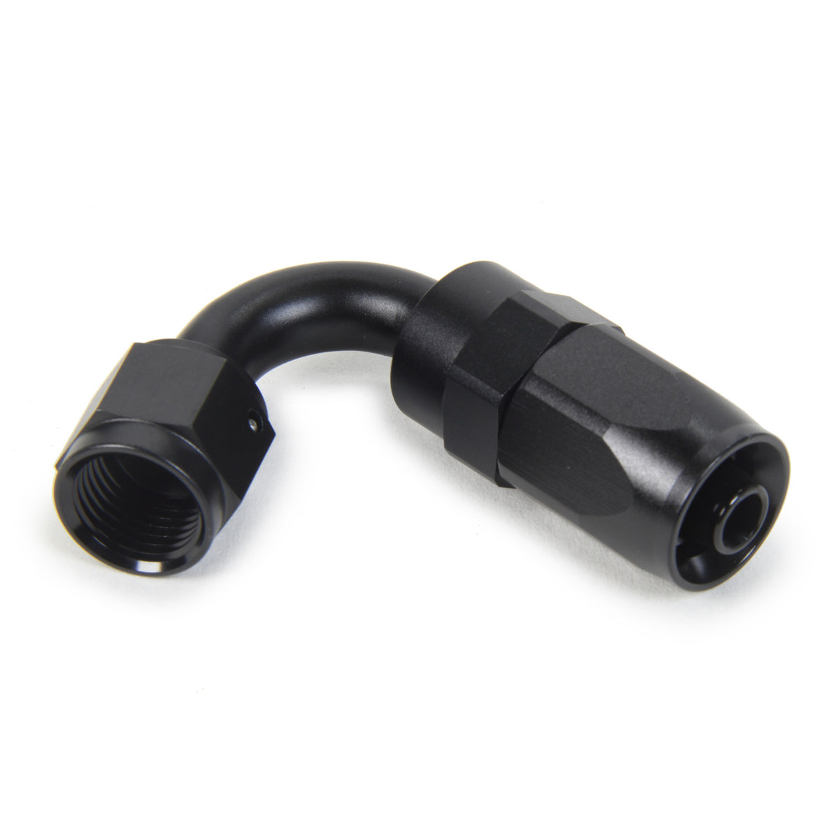 Triple X Race Co. Hose End Fitting 120 Degree 6 AN Hose to 6 AN Female Swivel - Aluminum