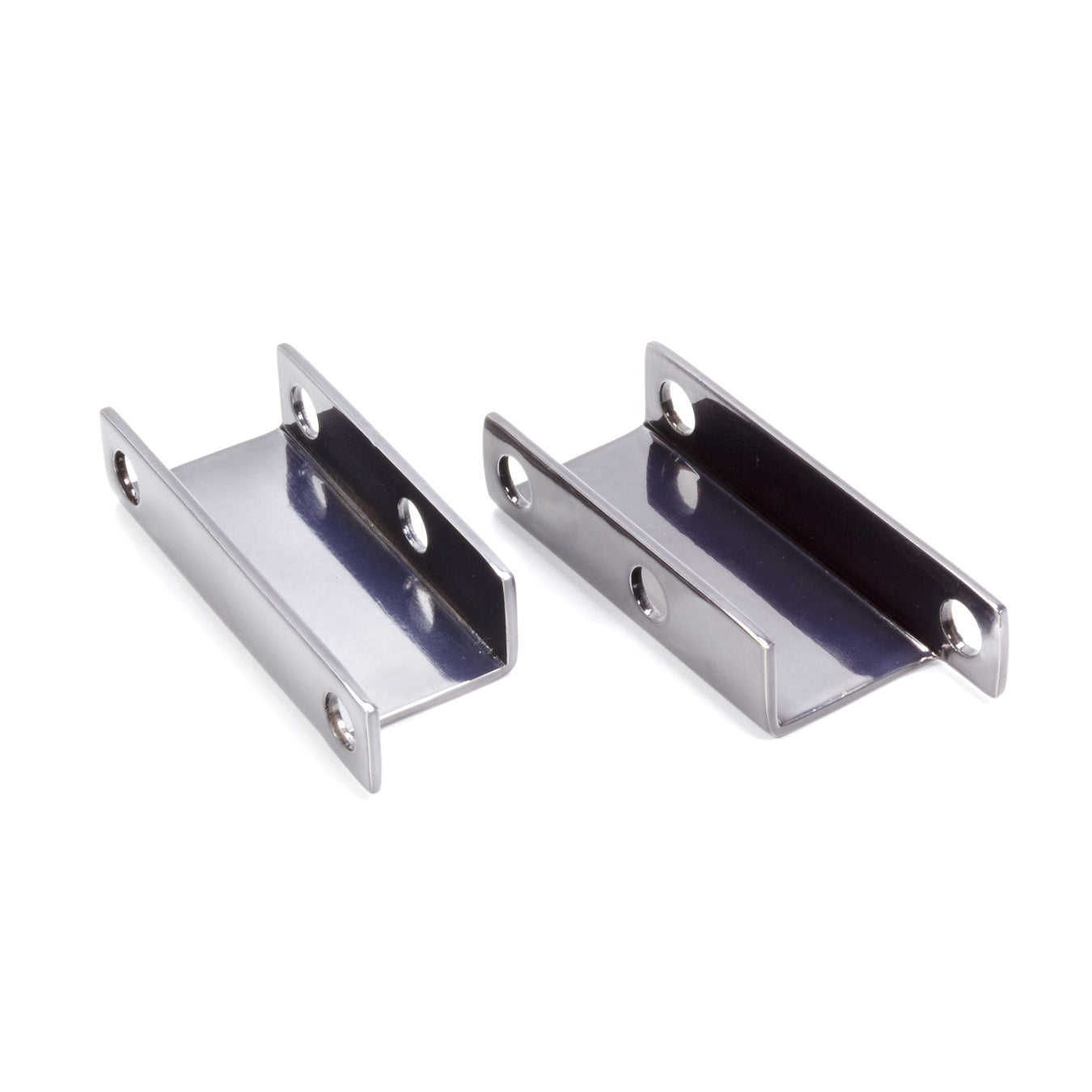 Tuff Stuff Brake Booster Brackets - 1955-1958 GM - Black Chrome