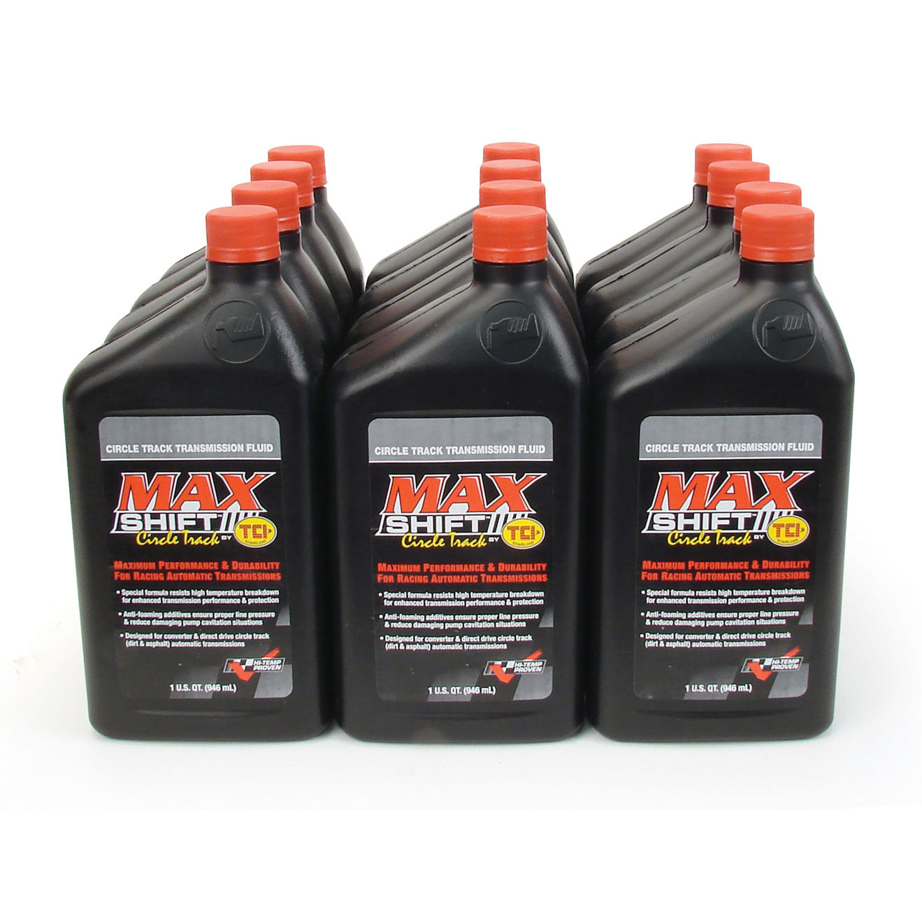 TCI Automotive Max Shift Circle Track Formula Transmission Fluid ATF 1 qt - Set of 12
