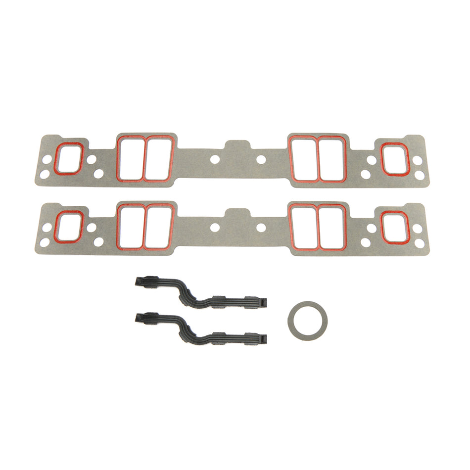 SCE Intake Manifold Gasket - 1.217 x 2.100 in Rectangular Port - Small Block Chevy