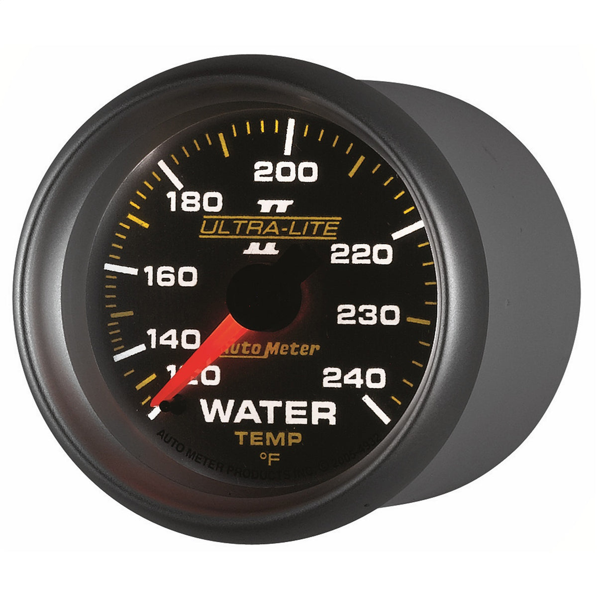 Auto Meter 2-1/16" Ultra-Lite II Water Temperature Gauge - 120-240°