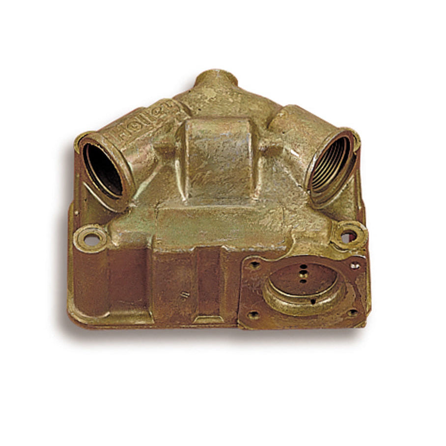 Holley Center Hung Carburetor Fuel Bowl - Zinc - Gold Chromate - Secondary - Holley 4150 Carburetors 134-102