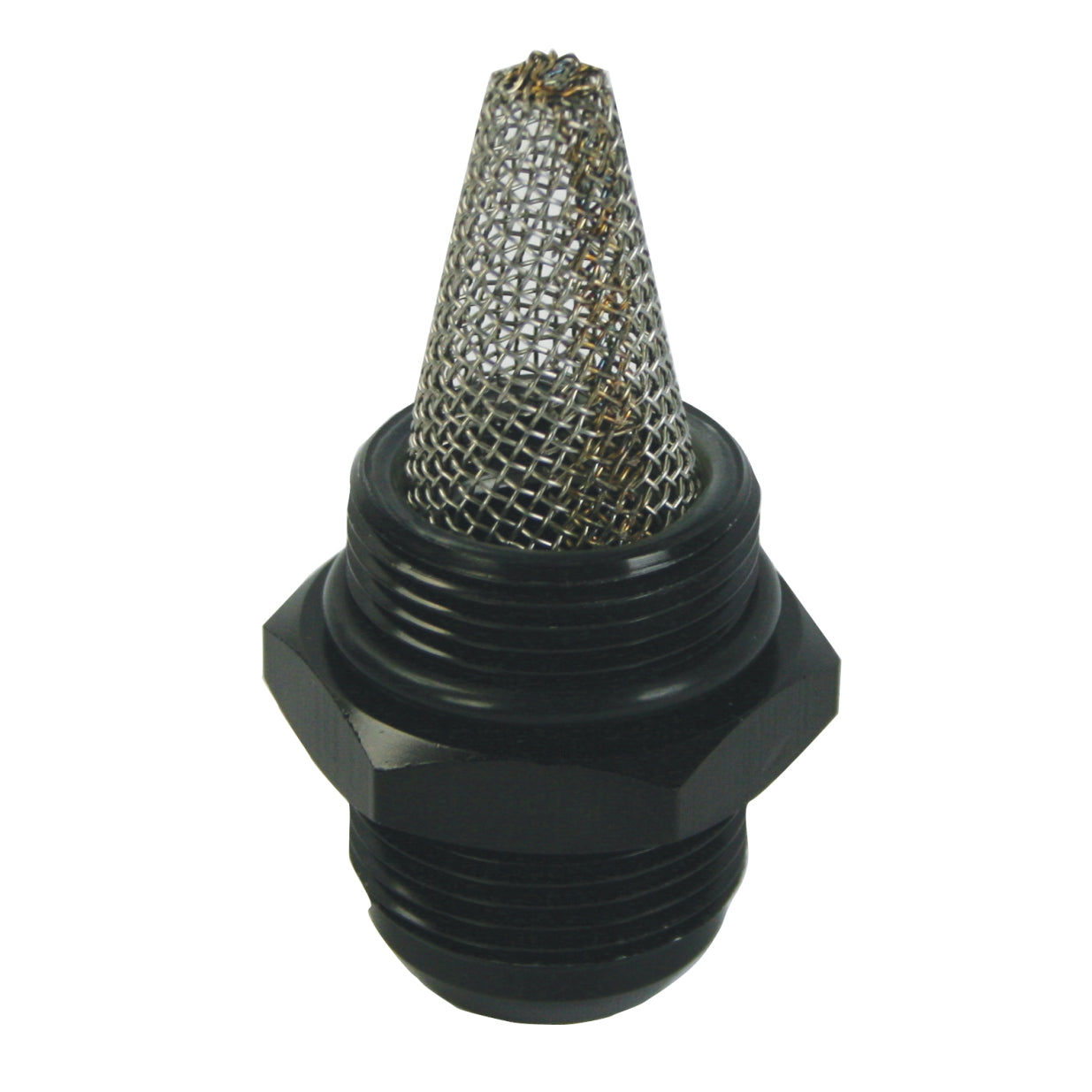 Moroso Fitting - 16 AN to 16 AN w/ Ext. Filter Screen