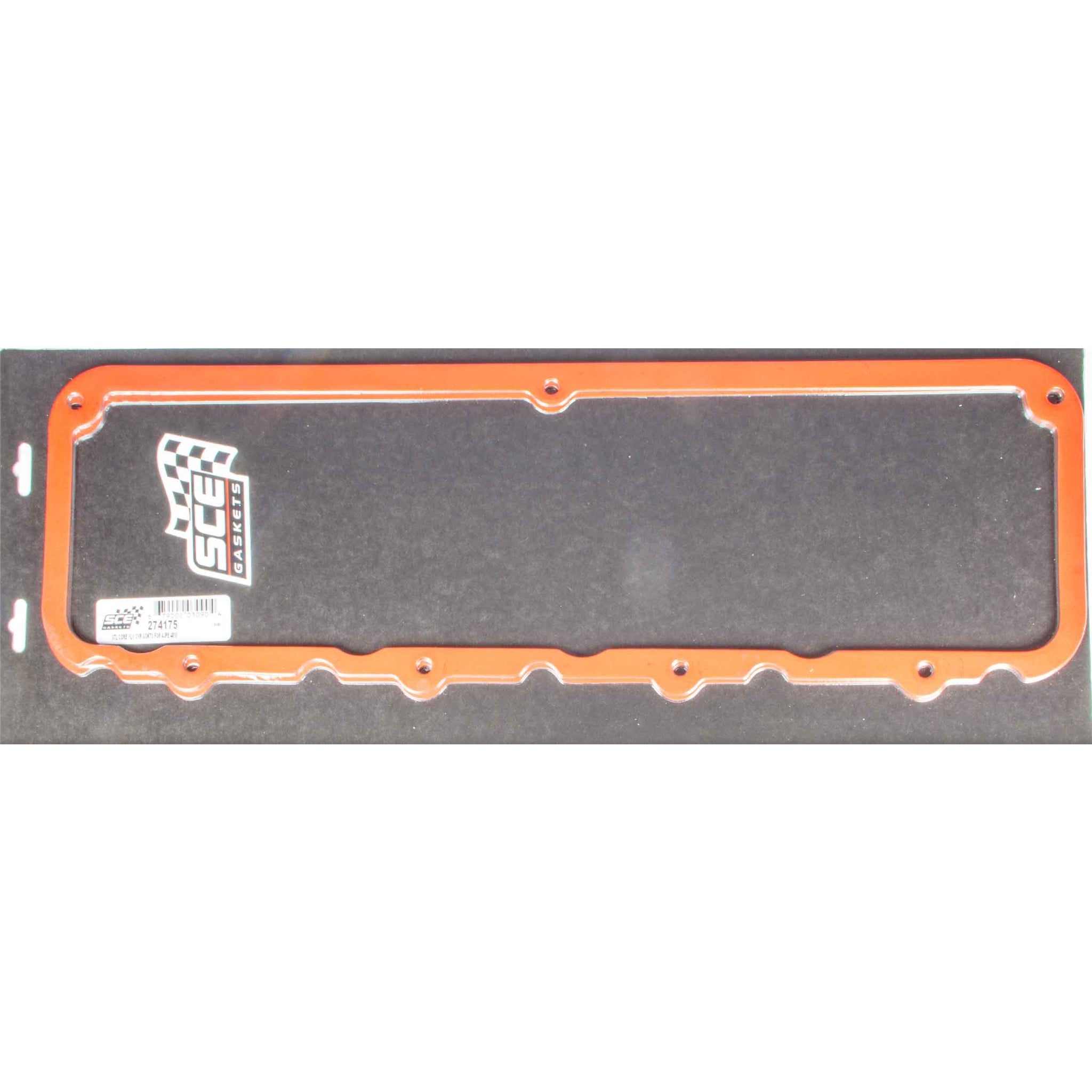 SCE Gaskets 0.078" Thick Valve Cover Gasket Steel Core PTFE Coated AJPE/481X Big Block Chevy - Pair
