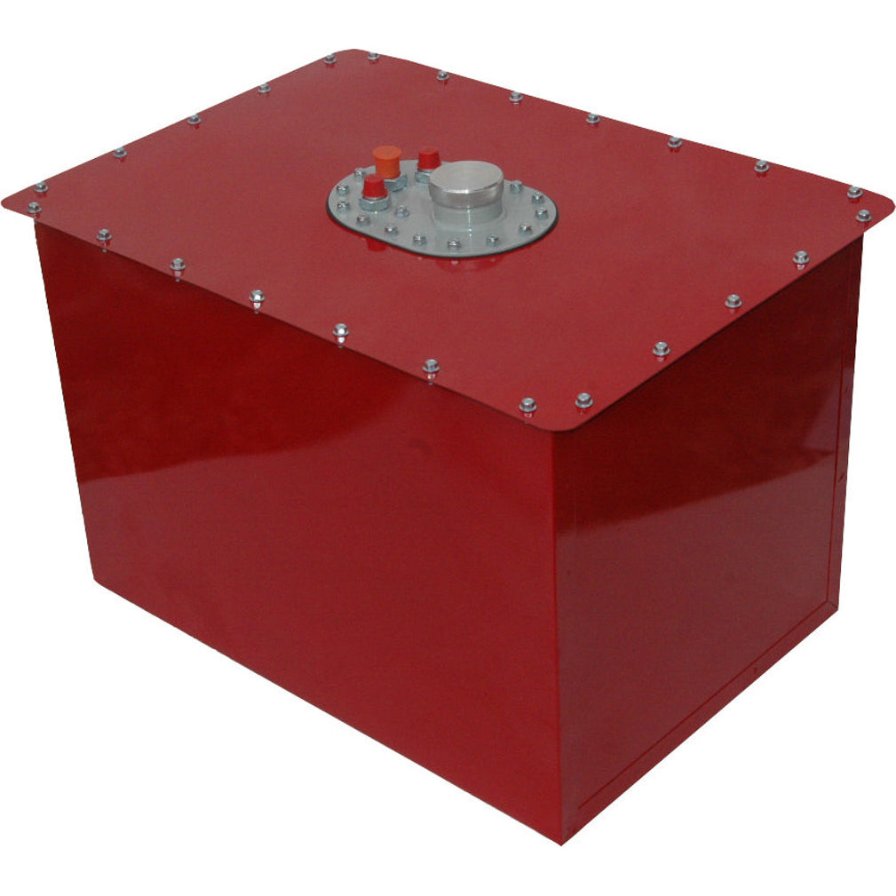 RCI 32 Gallon Circle Track Fuel Cell -10AN Pickup - Red Steel Can